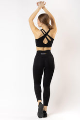 Set fitness bustiera si colanti Progressive EasyFit Black